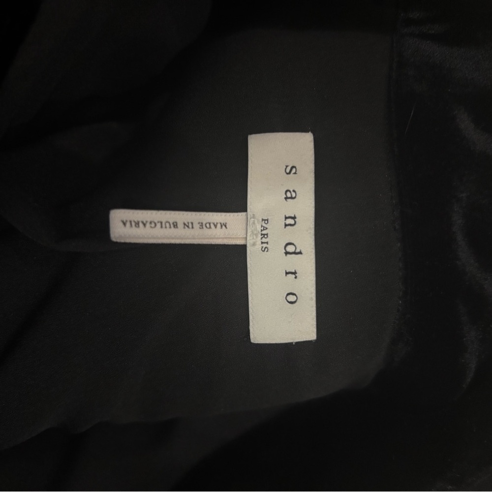 Sandro Mini Tweed Shirt Dress - Picture 6 of 6